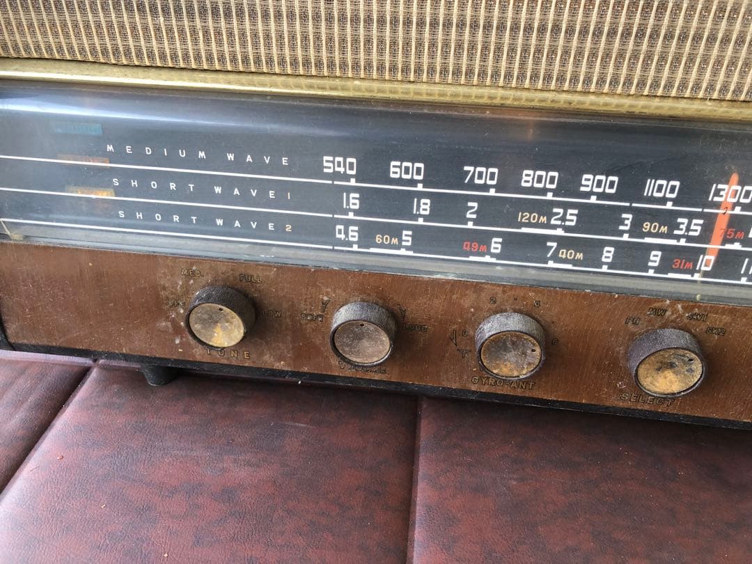 ナショナル 真空管ラジオ 当時物 年代物通電のみ(J66) - メルカリ