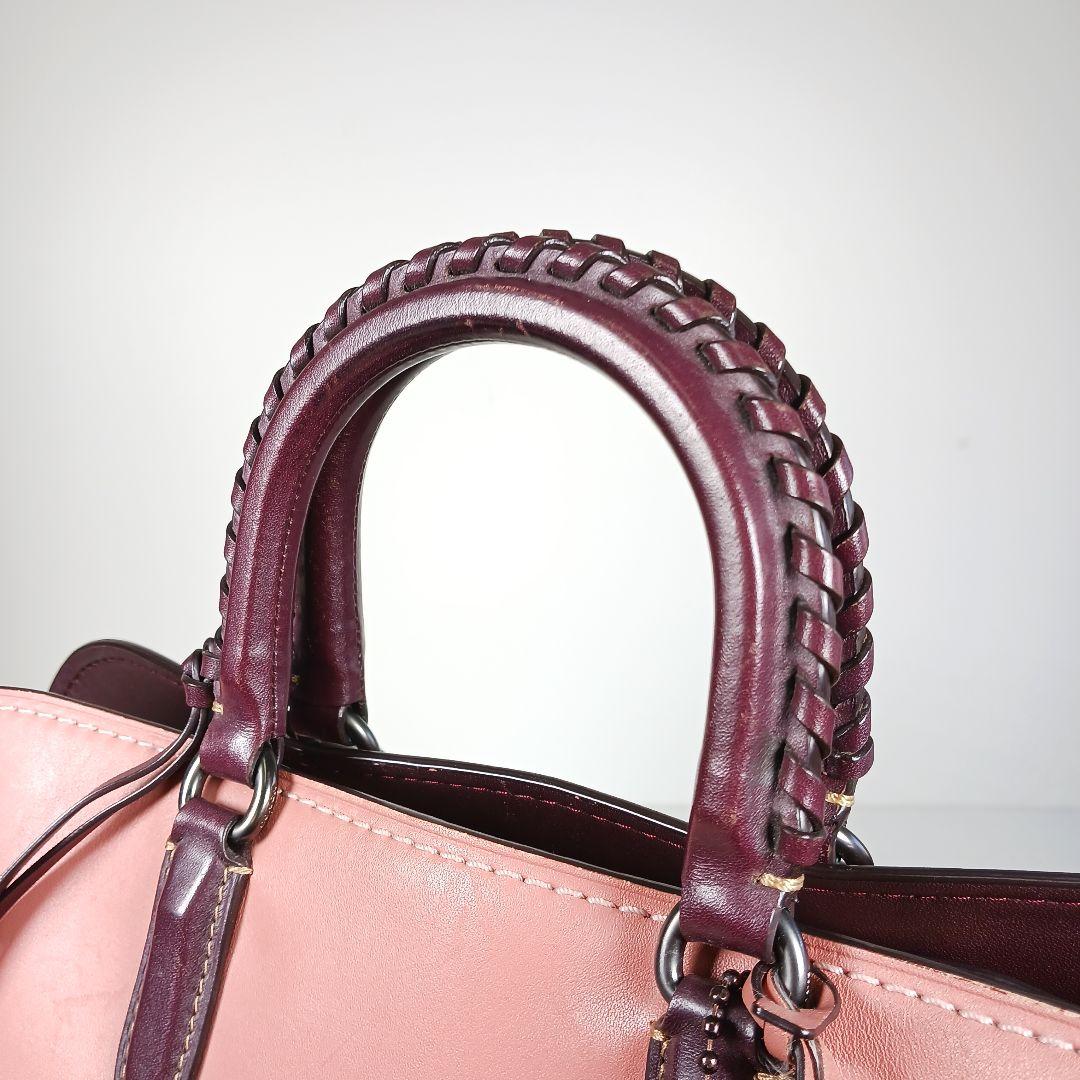 ✨美品✨コーチ ダコタ サッチェル ウィズ ウィップステッチハンドル