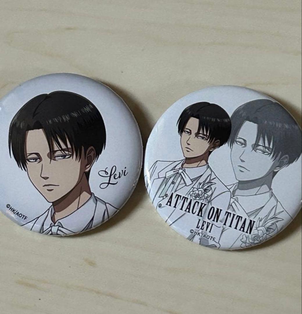 進撃の巨人 リヴァイ 缶バッジ セット - メルカリ