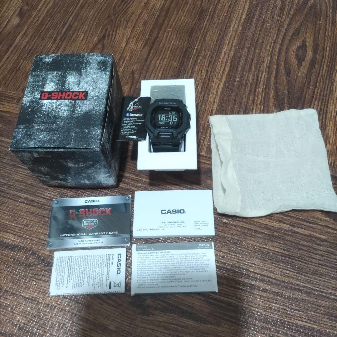 G-SHOCK デジタル腕時計 モデル3506 ブラック　GBD-200-1ER gショック ジーショック G-SHOCK ジースクワッド メンズ 腕時計