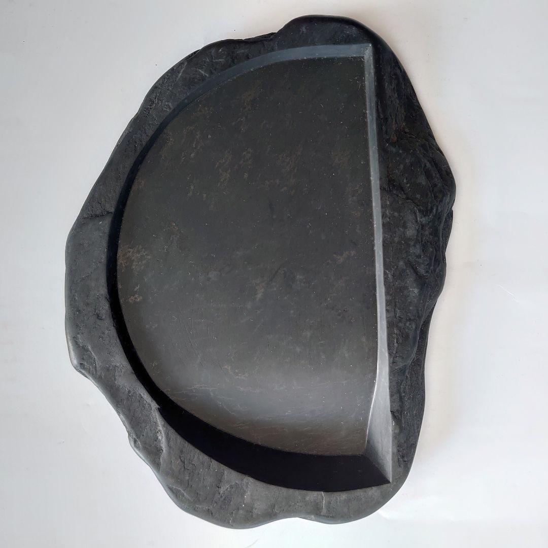 送料無料]近江名産 石紋綺麗 希少 高島虎斑石硯 福井永昌堂製 天然硯