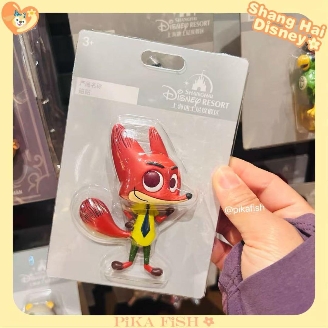 現地購入☆正規品】ニック ズートピア マグネット 上海ディズニー