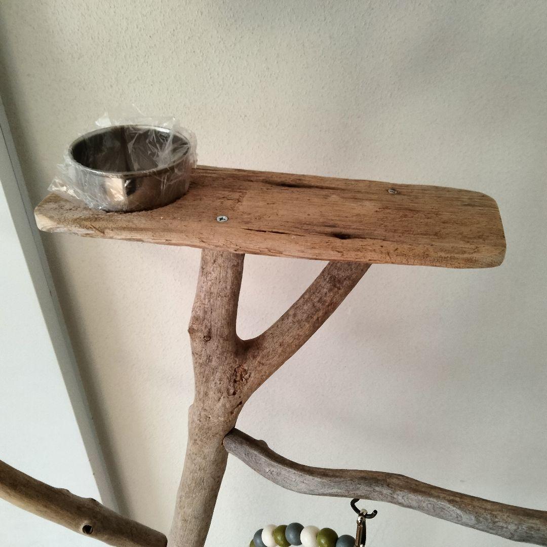 バードアスレチックジム大型 ㊶ 天然木 自然木 流木 インコ おもちゃ