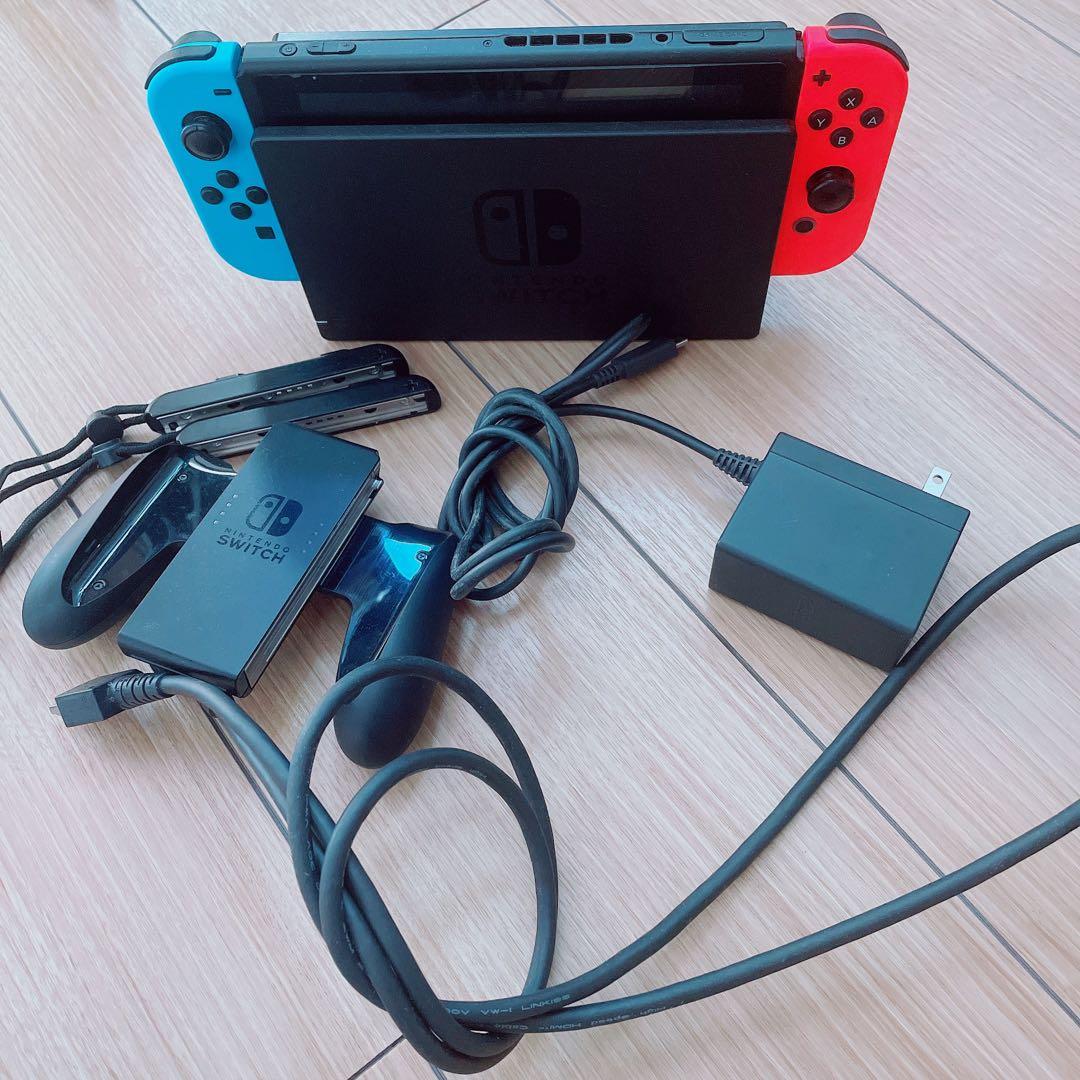 Nintendo Switch NintendoSwitch Nintendo Switch OLED NEON Joy-Con System with MightySkins Skin