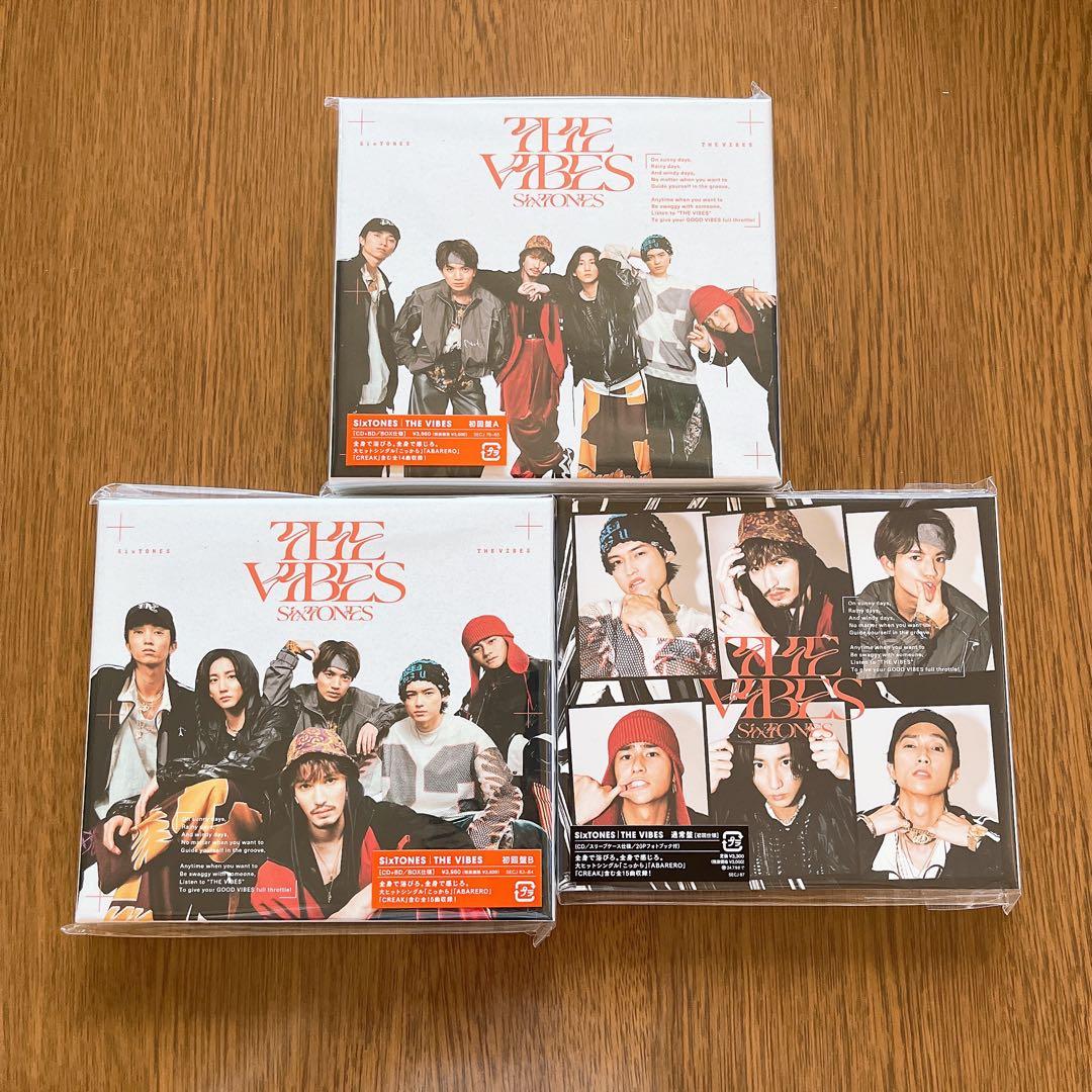 新品未開封】SixTONES THE VIBES 3形態セット特典付き - メルカリ