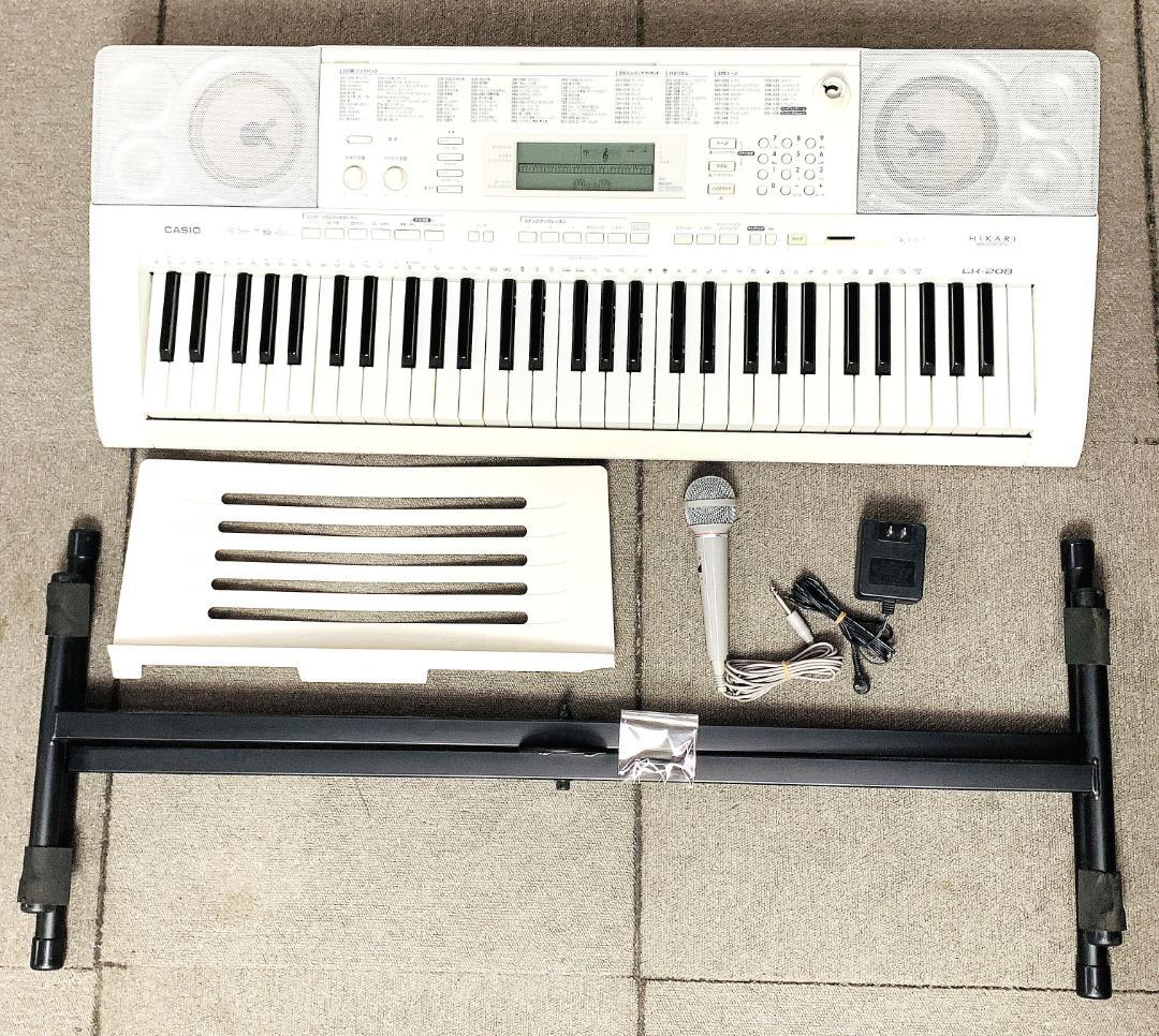 CASIO LK-208 光ナビゲーション キーボード【音出し動作確認済み