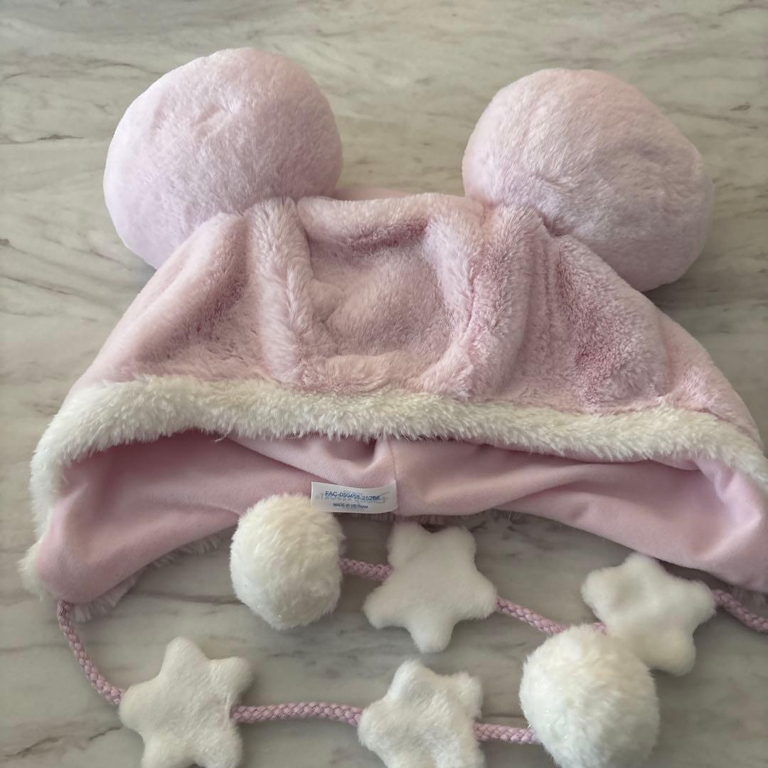 ディズニー ファンキャップ 星 パステル ピンク 水色 ミッキー ミニー