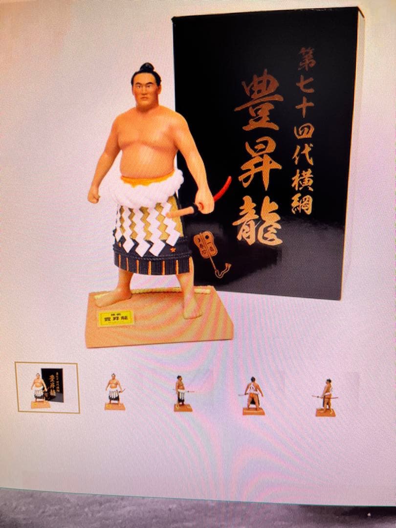 t*e様 横綱 豊昇龍 フィギュア 番付表付き - メルカリ