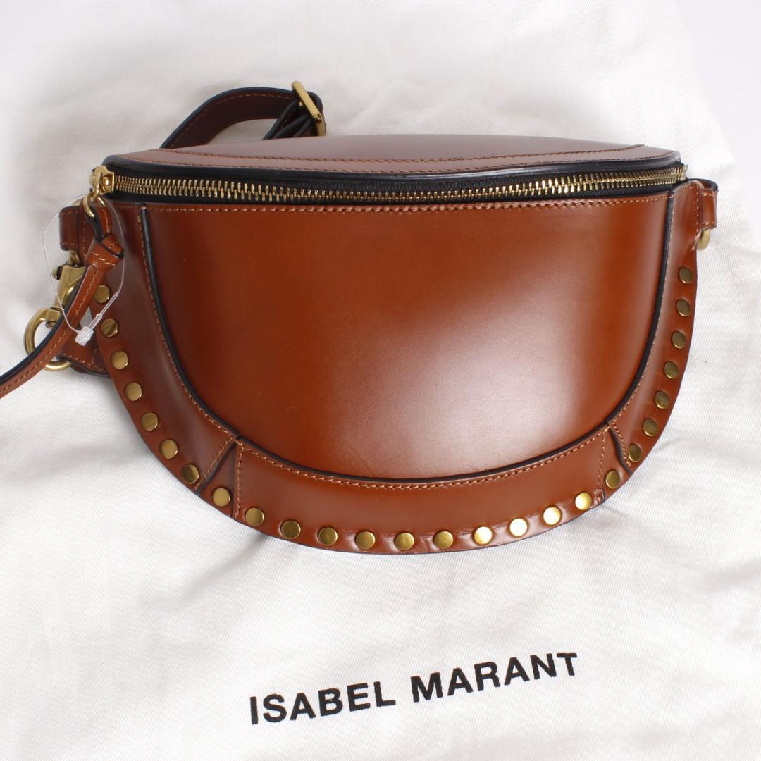 新品 ISABEL MARANT SKANO ベルトバッグ ISABEL MARANT Skano studded leather belt bag | NET-A-PORTER