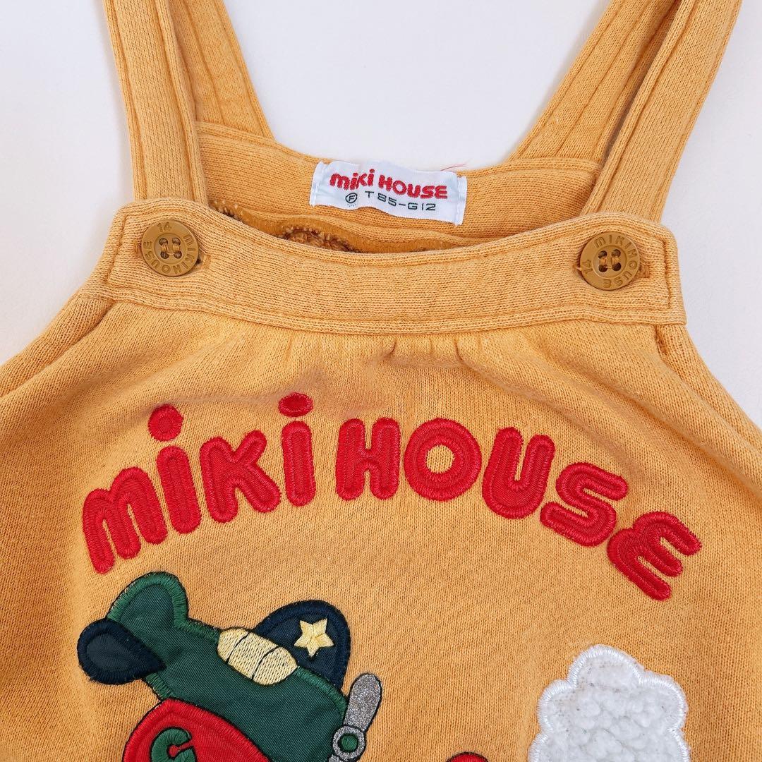 MIKI HOUSE ロンパース だるまオール レトロ セット 85cm表記 - メルカリ