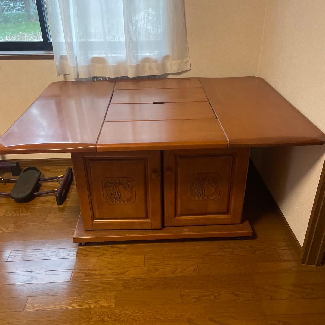 無印良品 木製シンプルテーブル コの字テーブル 45×115×72