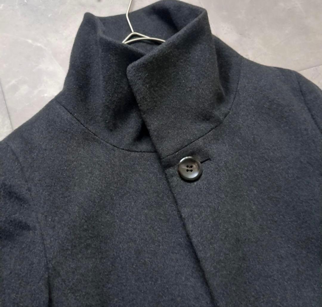 ギャルリーヴィー 美品 スタンドカラーコート カシミヤ100 グレー