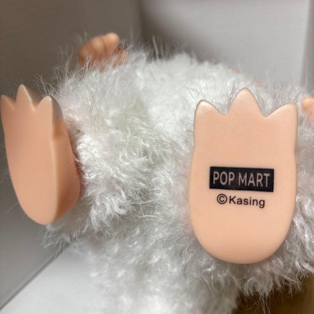 38cm ラブブ ジモモ 白 ホワイト シッポ付き ぬいぐるみ 海外輸入品②