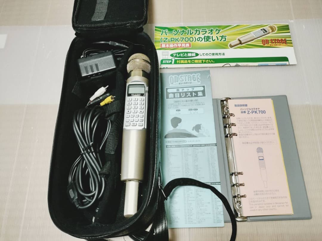 ☆ 美品 ON STAGE カラオケ オンステージ Z-PK700 マイク☆ - メルカリ