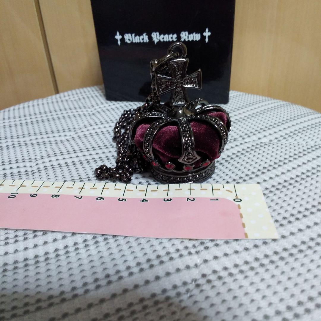 Black Peace Now 王冠デザイン ネックレス ペンダントビジュアル系