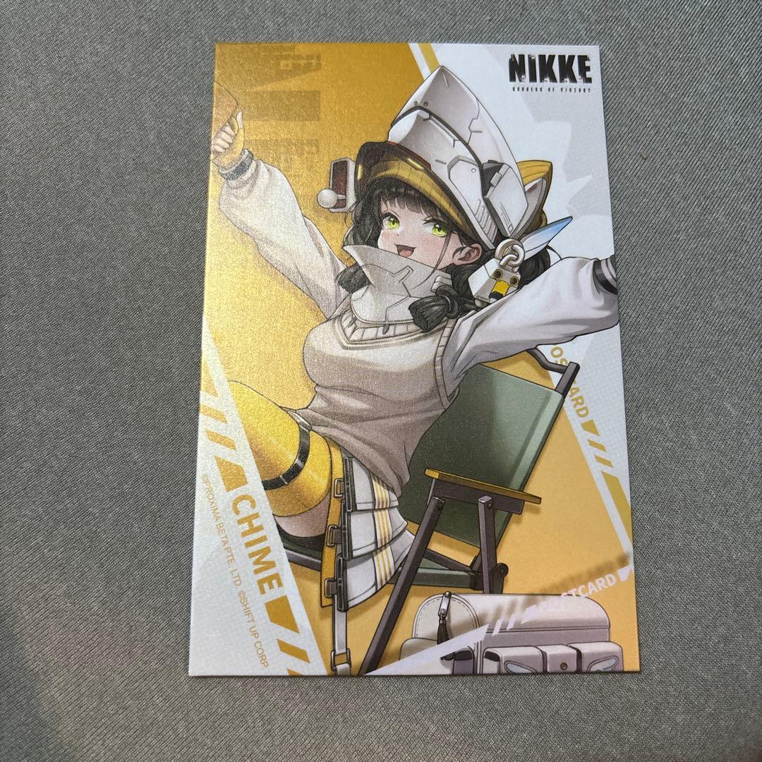 C107 勝利の女神NIKKE メガニケ チャイム ポストカード 購入特典