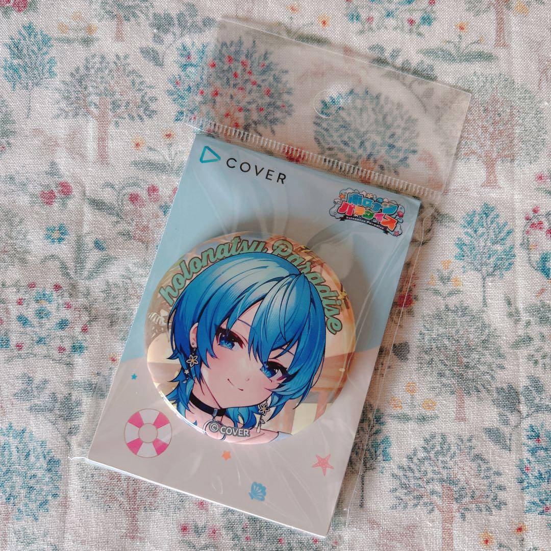 ホロナツパラダイス グッズ 缶バッジ&チェキ風カードセット 星街すい