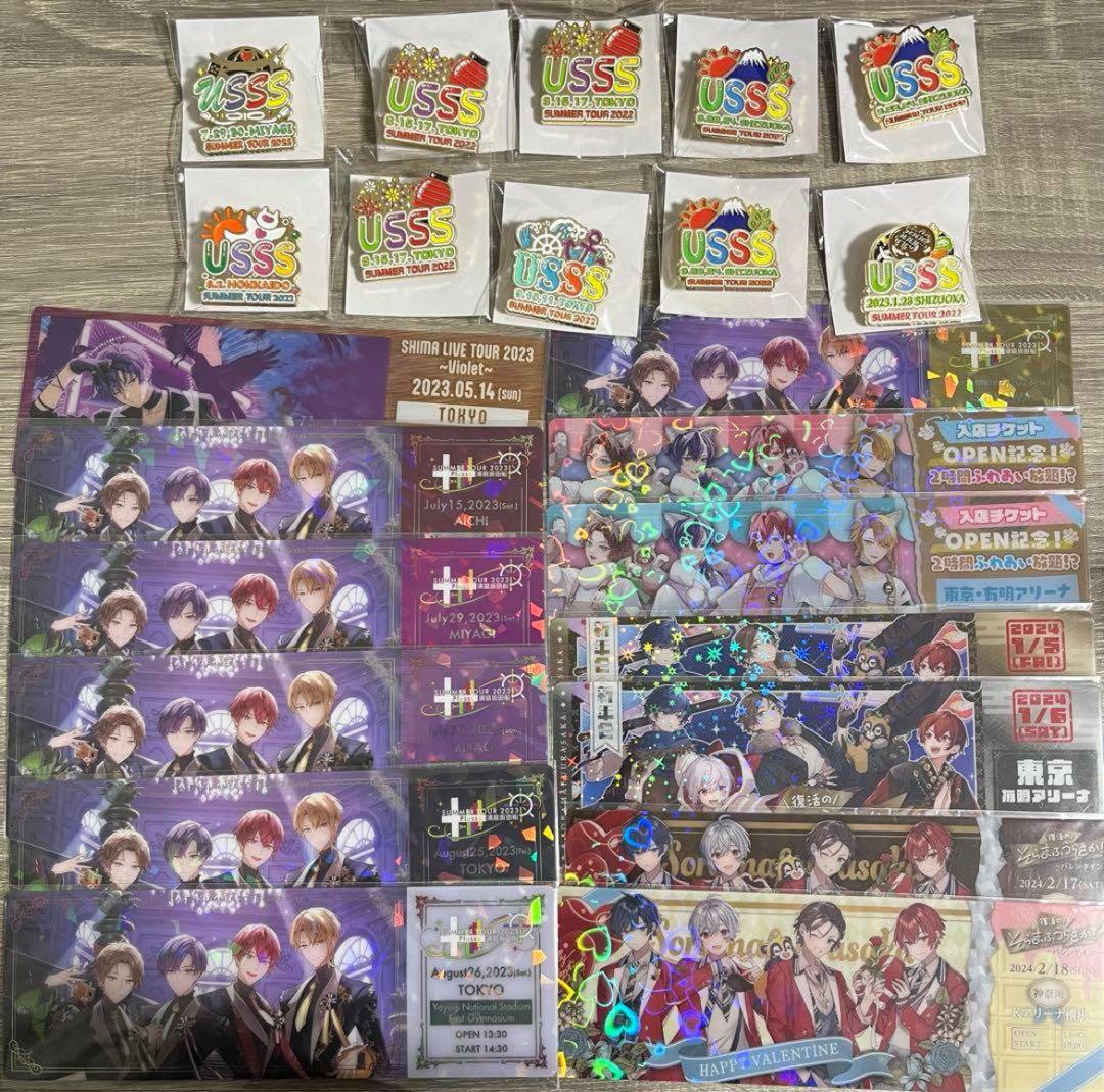 浦島坂田船 レプリカチケット ピンバッジ まとめ売り - メルカリ