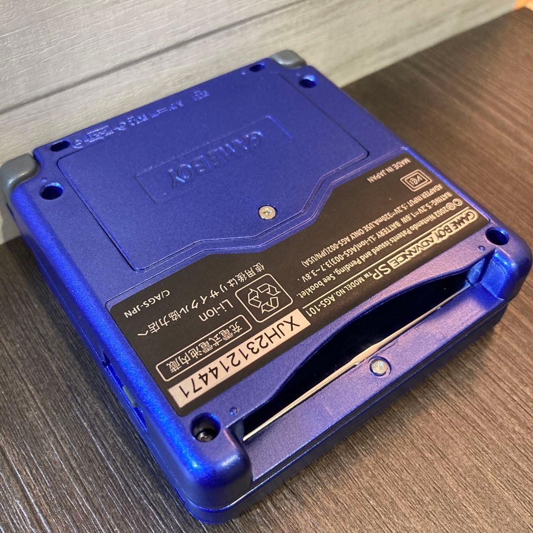 ゲームボーイアドバンスSP】 IPS液晶 カスタム サファイア - メルカリ