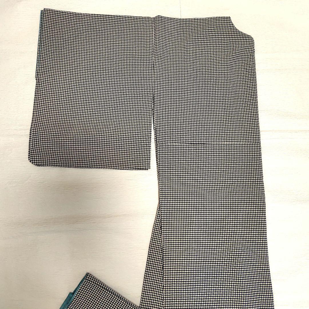 千鳥格子 小紋 洗える着物 ポリ - メルカリ