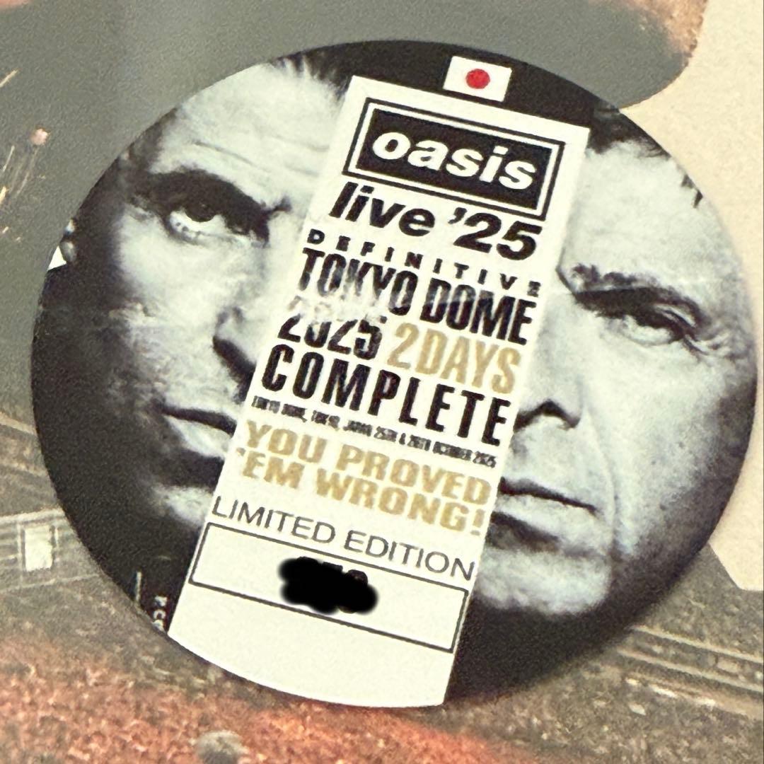 oasis DEFINITIVE TOKYO DOME 2025 LH 特典付き - メルカリ
