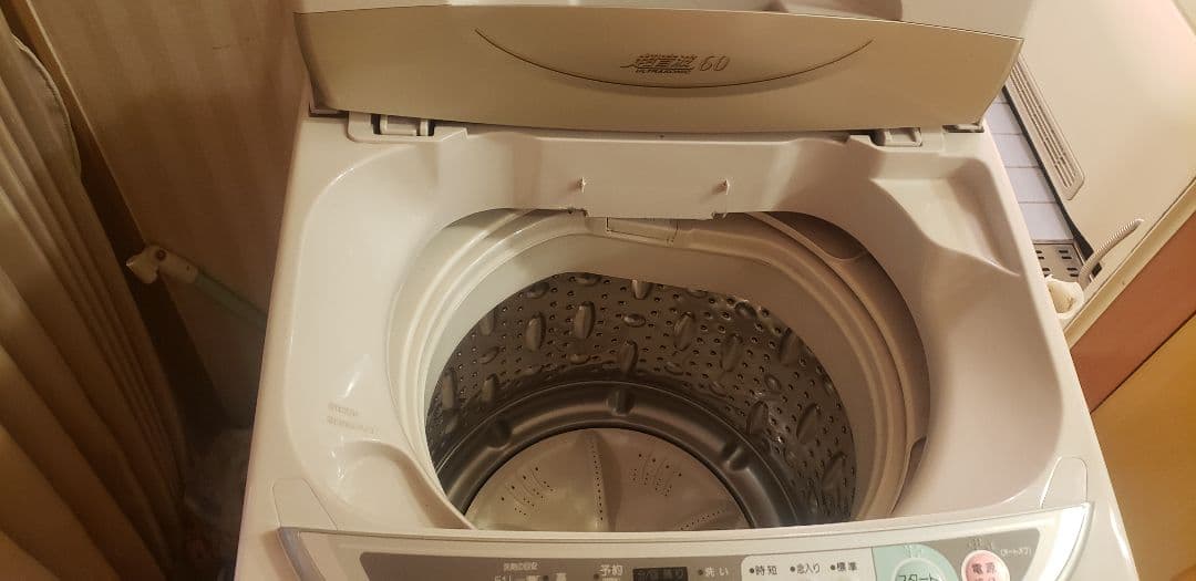 SANYO 全自動洗濯機 6.0kg シルバー