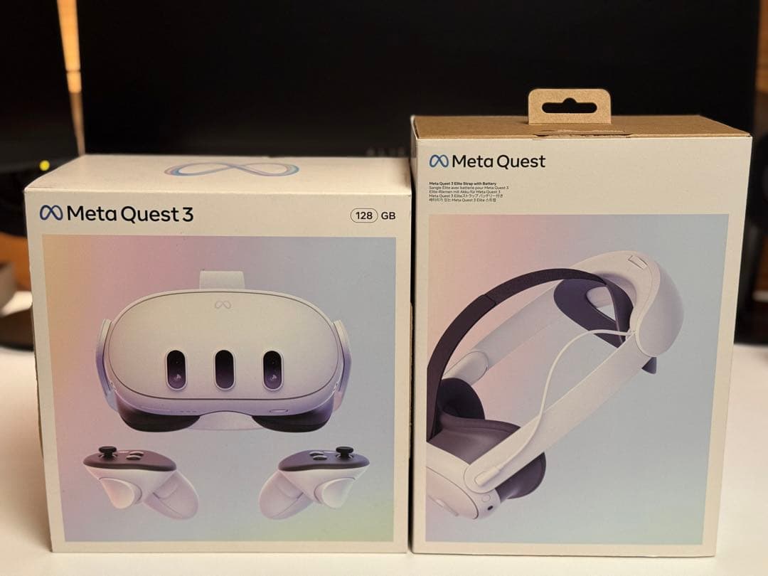 Quest 3 128GB + Eliteストラップ バッテリー付き Meta Quest Eliteストラップ バッテリー付き | Meta | Metaストア