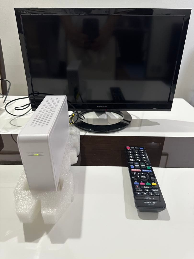 SHARP LC-19K30(2015年製) LC-19K30-B 液晶テレビ AQUOS(アクオス) ブラック系 [19V型