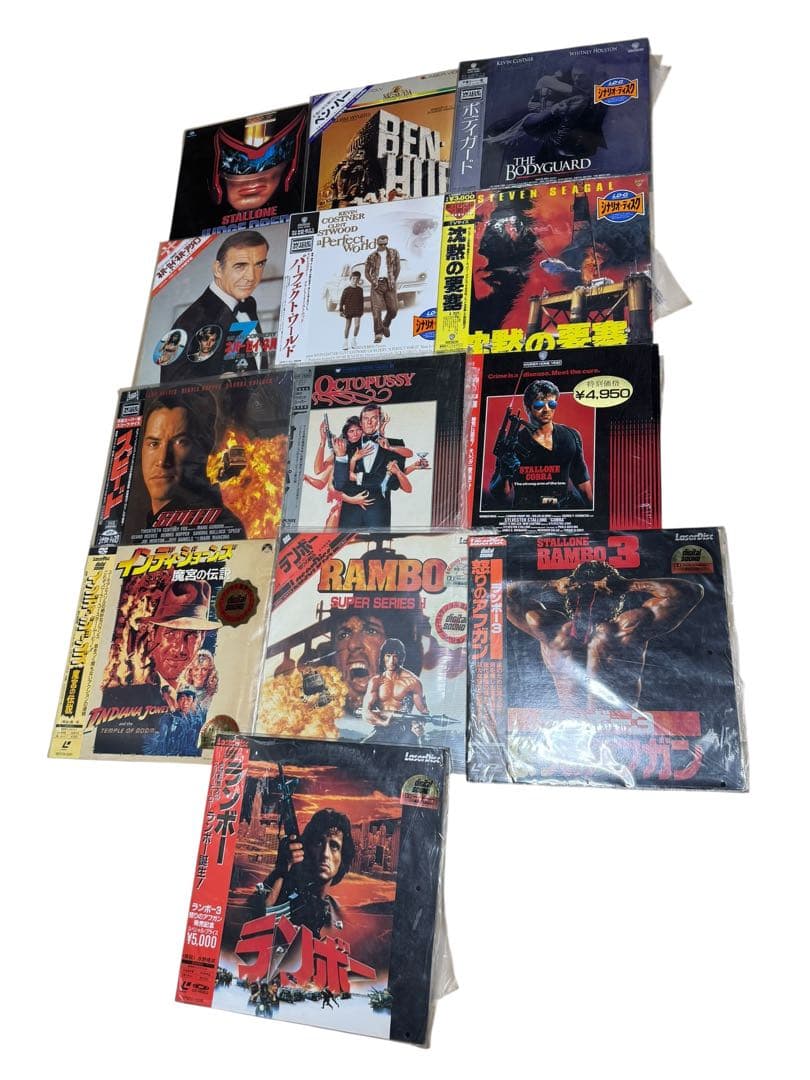 LD レーザーディスク各種 ランボー 007 インディージョーンズ等