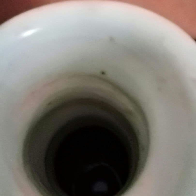 古伊万里 大徳利 染付け 江戸 明治 和骨董 雨垂れが景色です