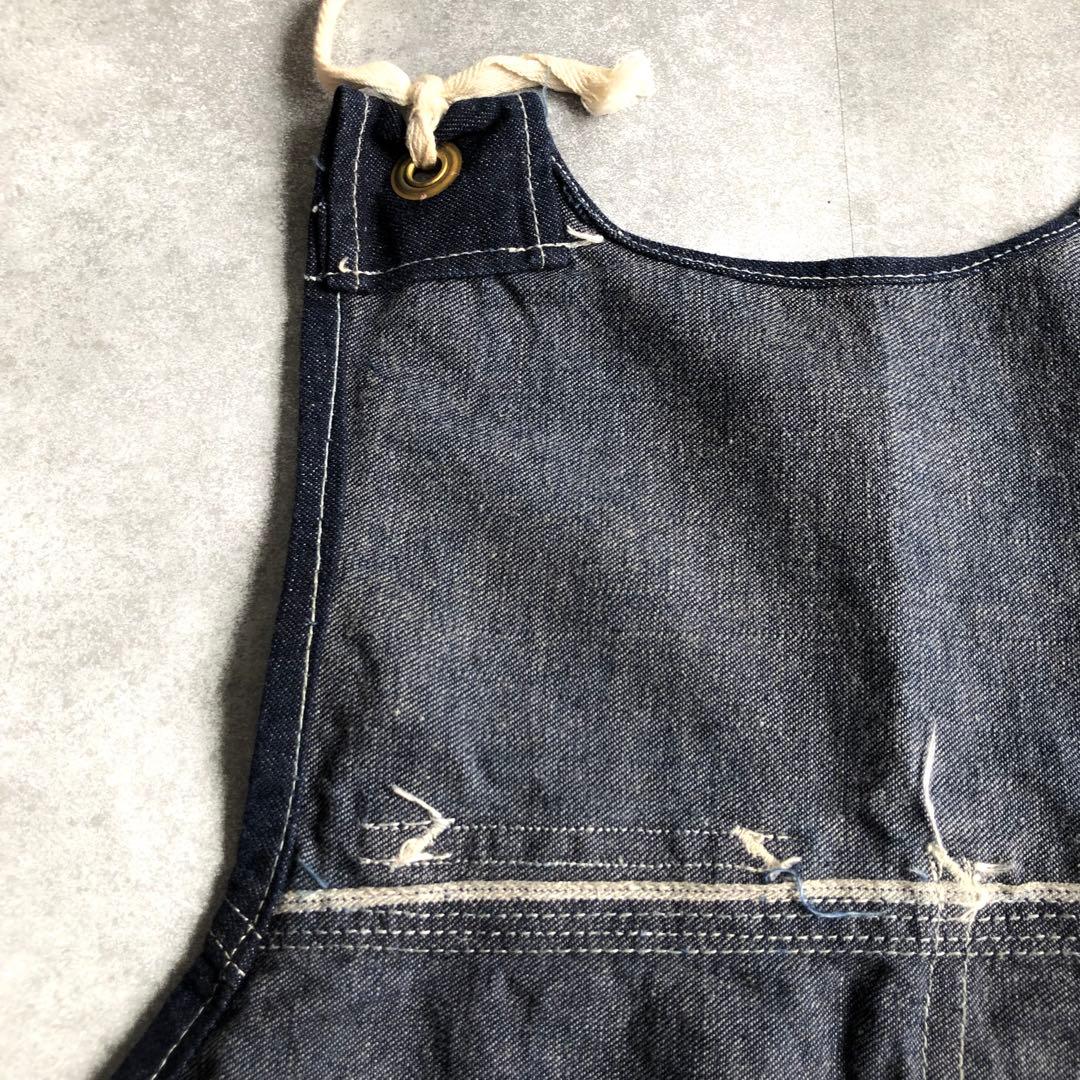 50s CARTER'S インディゴデニム エプロン ワーク エンジニア - メルカリ