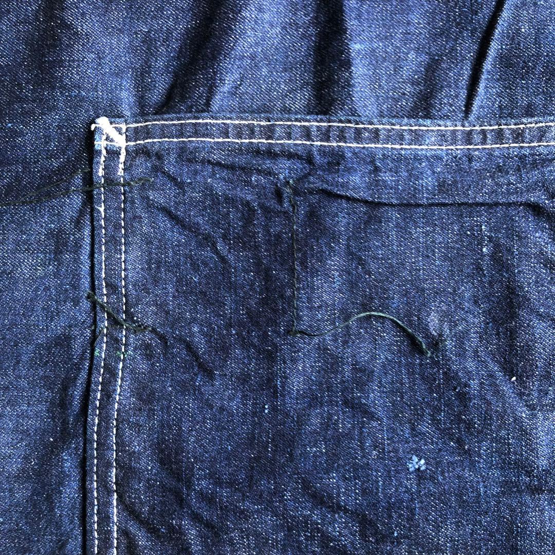 50s CARTER'S インディゴデニム エプロン ワーク エンジニア - メルカリ