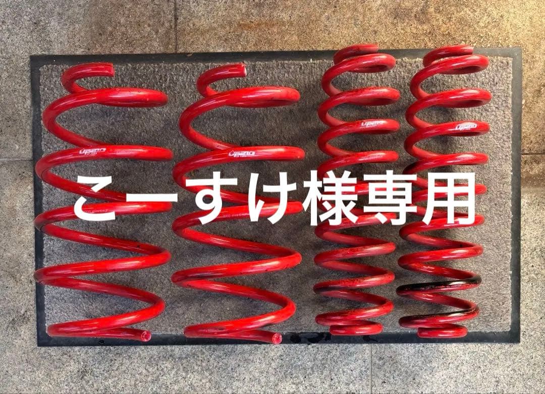 TANABE UP210 KIT スプリング レッド　RAV4 RAV4 MXAA54 アップサス リア左右セット タナベ ディバイドUP210