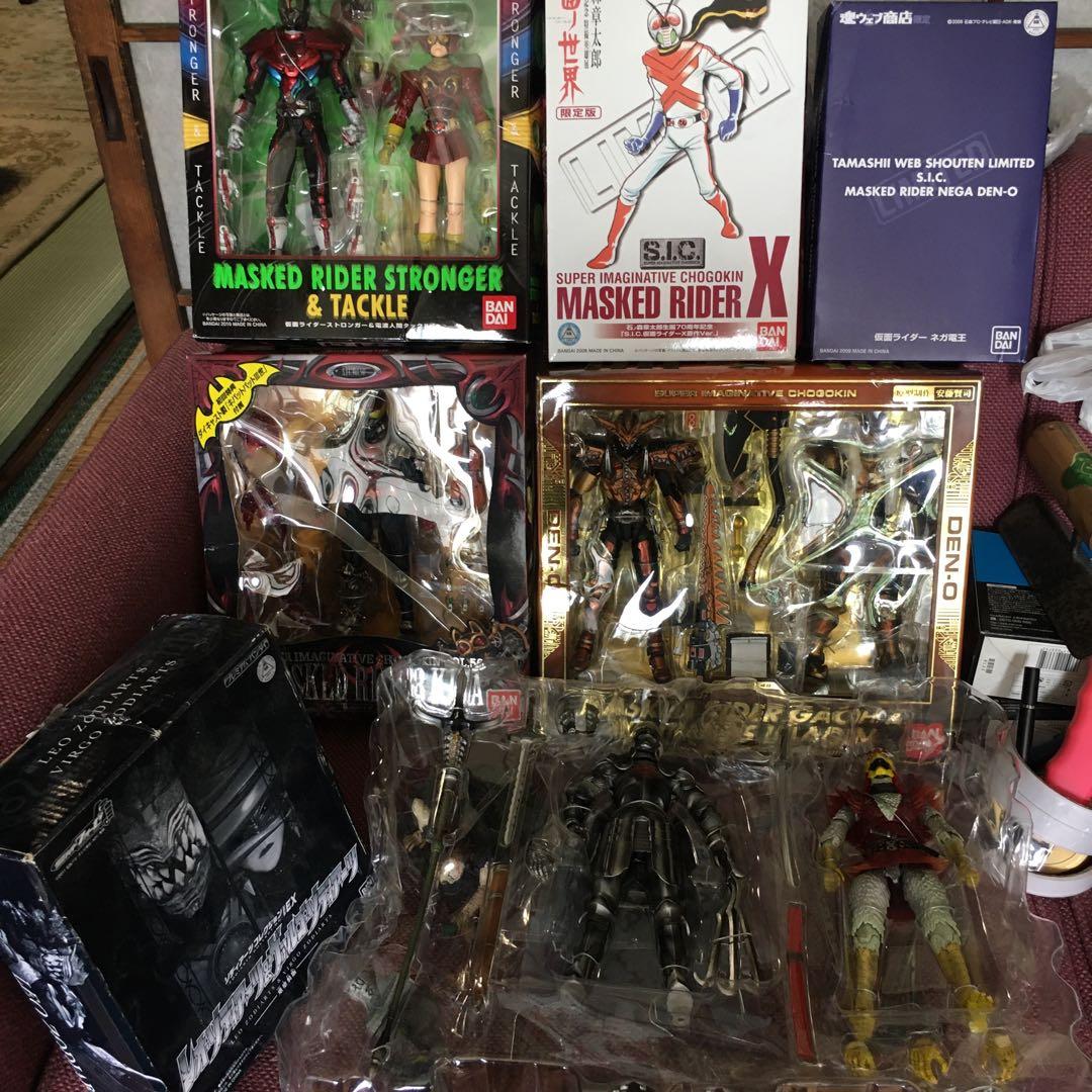 仮面ライダー超合金大量S.I.C牙王　ストロンガー　ネガ電王　電波人間タックル他 S.I.C. Vol.55 仮面ライダーストロンガー&電波人間タックル | 魂ウェブ