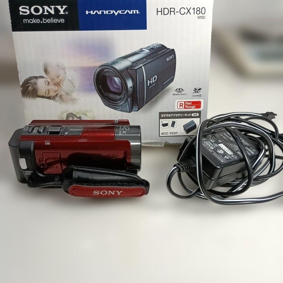 SONY HDR-CX180 ビデオカメラ レッド 本体 HDR-CX180 特長 : 快適な操作性 | デジタルビデオカメラ Handycam