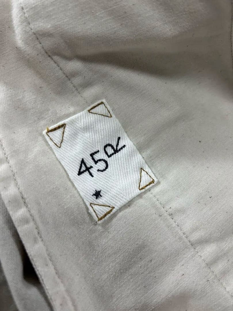 45R モールスキン 908ぺグトップパンツ 美品 ユニセックス