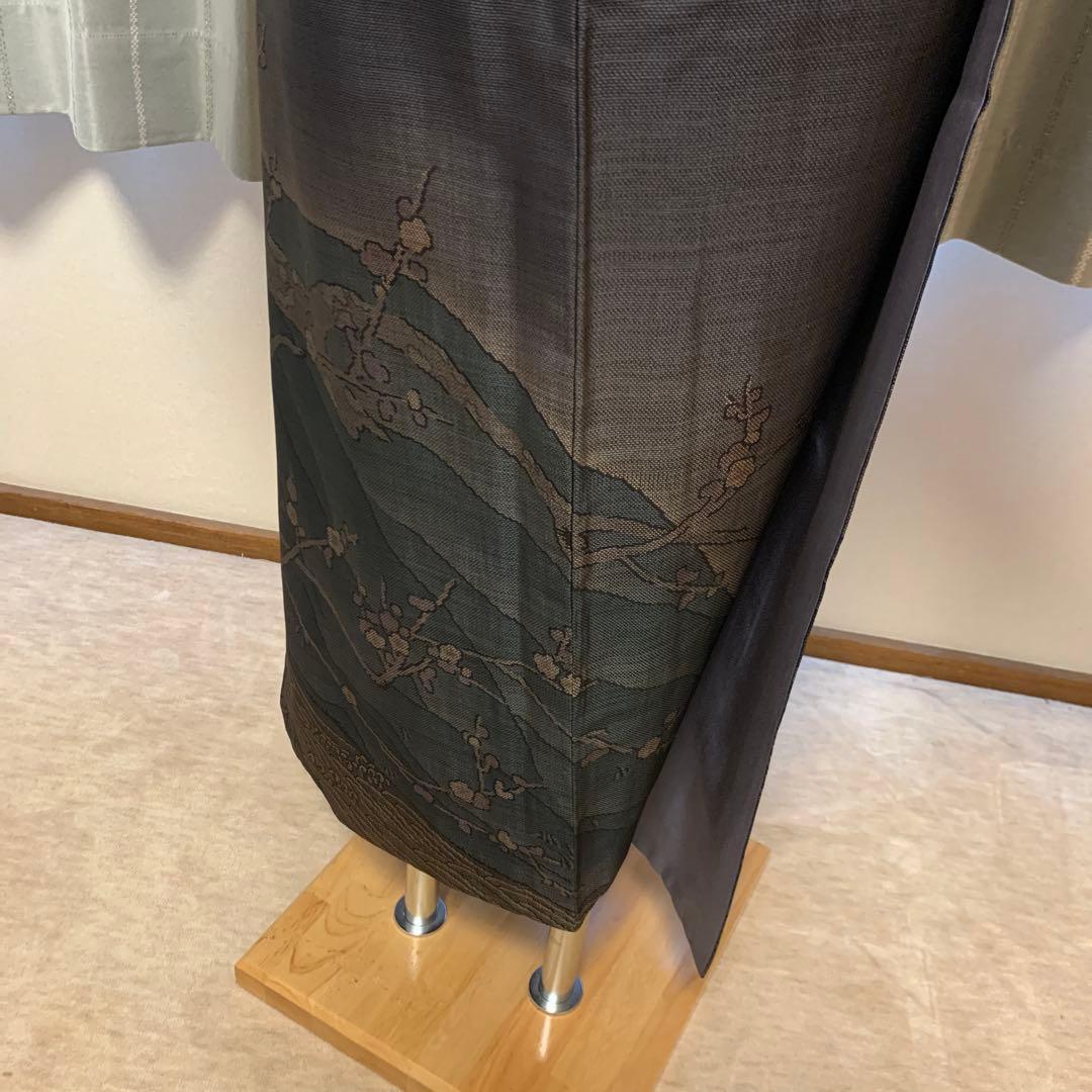 ちえ様 未使用☆泥染奄美大島紬☆きじ梅柄 - メルカリ