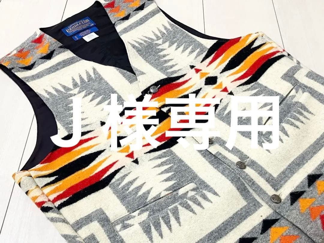 USA製 Pendletonペンドルトン ネイティブ柄 チマヨベスト 40 Ｍ セール】[PENDLETON/ペンドルトン] ネイティブ柄 スタンドカラー