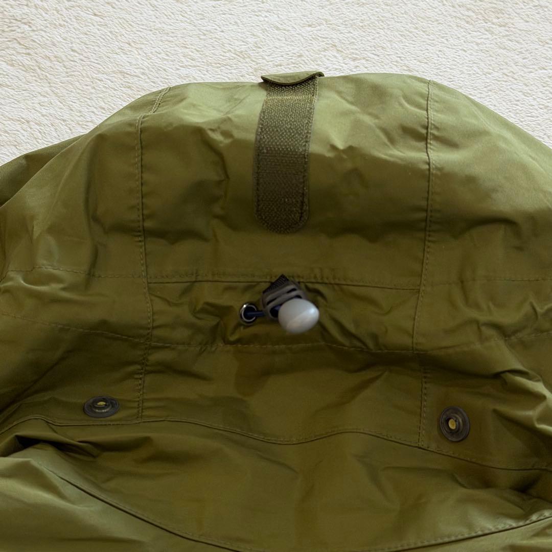 モンベル シャルモパーカ グリーン系 スタッフバッグ スノボー スキー