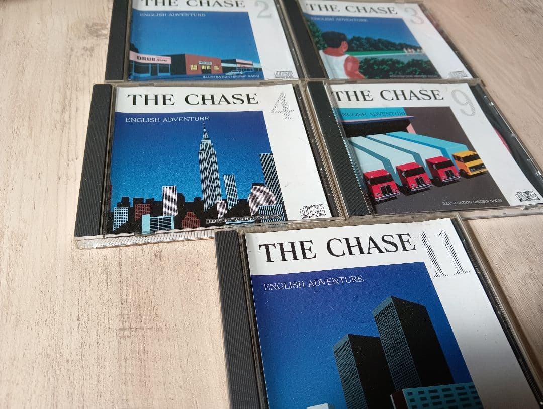 シドニーシェルダン イングリッシュアドベンチャー THE CHASE CD