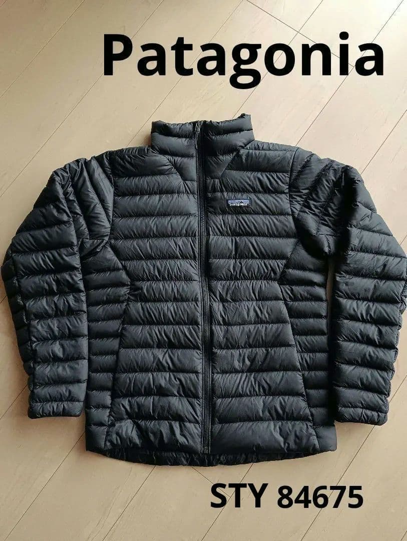 パタゴニア メンズ ダウンセーター ブラック STY84675 美品 - メルカリ
