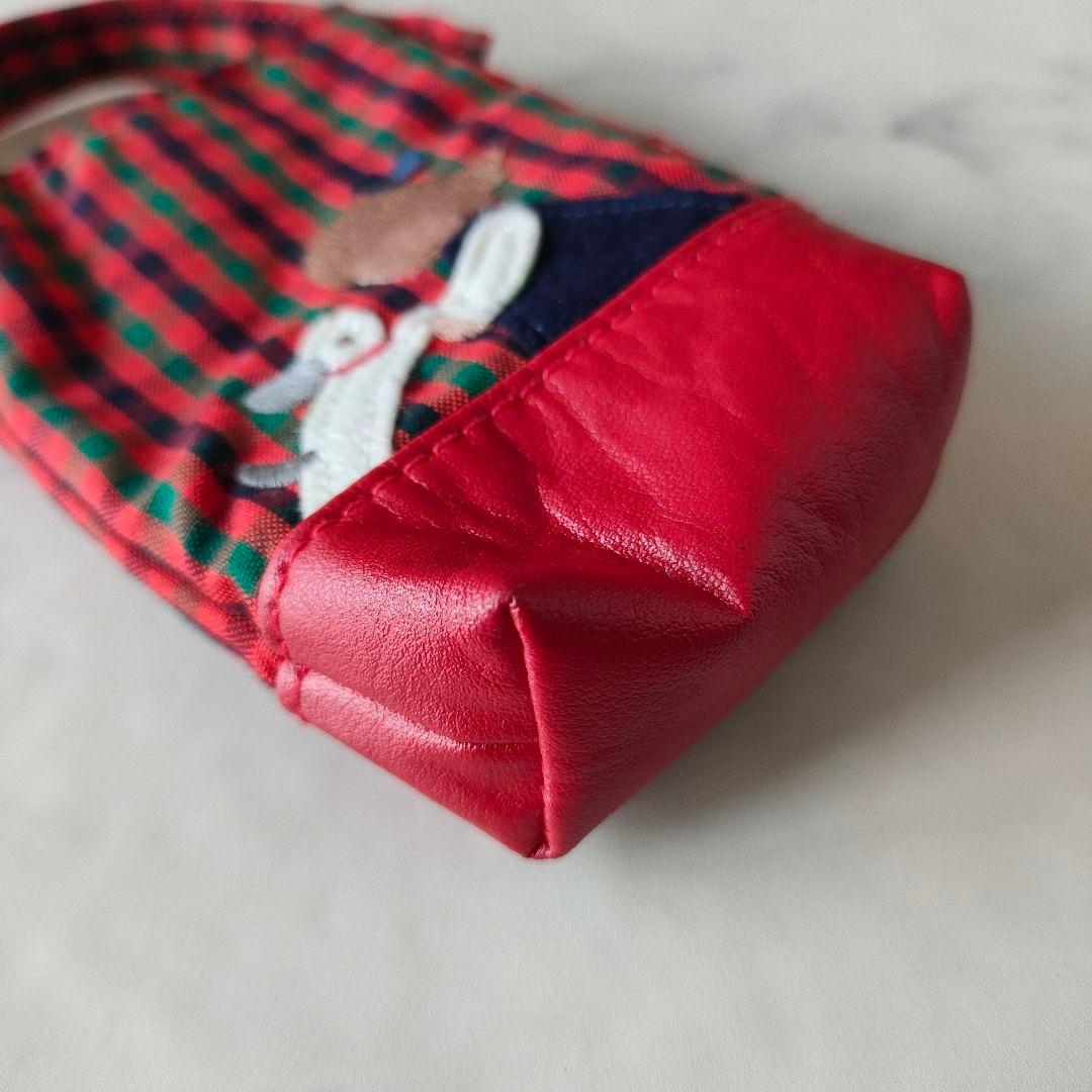 ファミリア 赤チェック ジェルケース - メルカリ