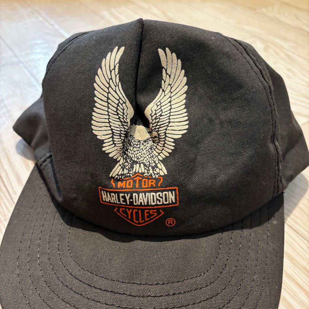 80s HarleyDavidson USA製 キャップ ハーレーダビッドソン - メルカリ