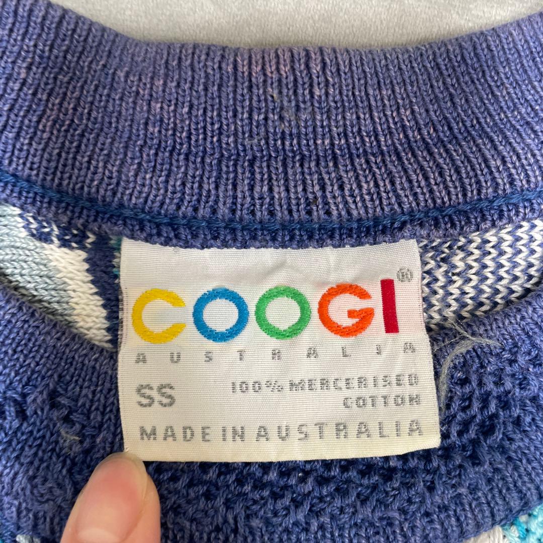 COOGI カラフルニットセーター SS ブルー - メルカリ