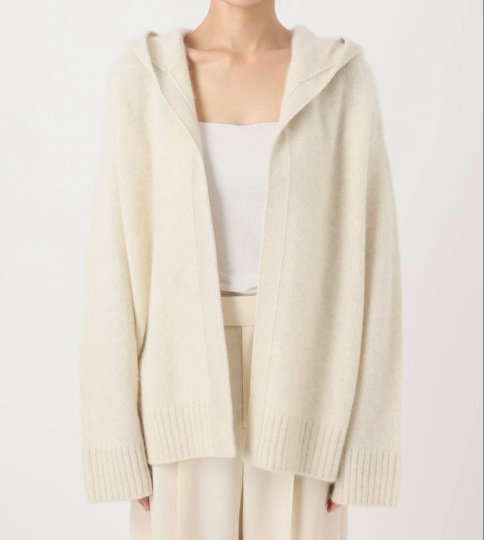 NOBLE YAK フーディーカーディガン ホワイト - メルカリ