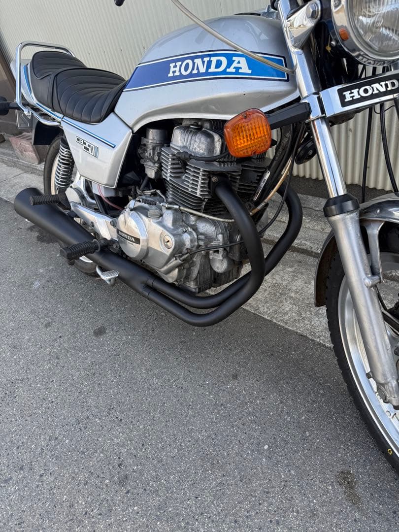 小鉄管/cb250n/400n/バブ/メガホンマフラー120φ/新品未使用品/ - メルカリ