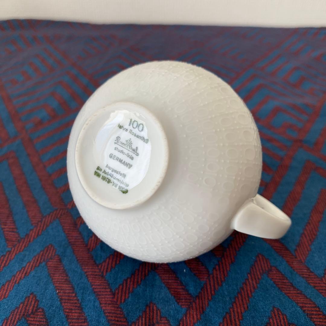 ローゼンタール100周年 シュガーポットミルクピッチャー 花瓶ケーキ皿