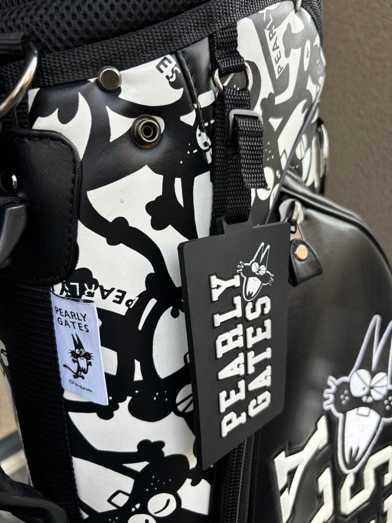 美品 入手困難 パーリーゲイツ ニャロメキャディバッグ キャディバッグ