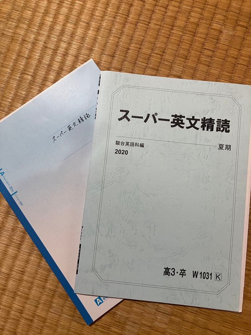 駿台 夏期講習 スーパー英文精読 佐藤雅史 - メルカリ