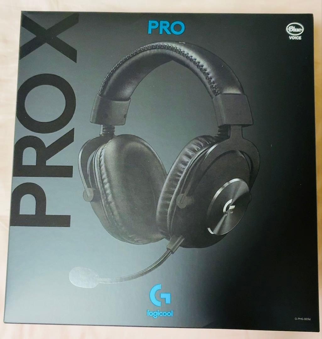 未使用、未開封 Logitech PRO X ゲーミングヘッドセット Blue VO!CEマイク テクノロジー搭載Logicool PRO Xゲーミング ヘッドセット